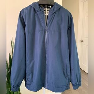 Mens Goodfellow Navy Blue Rain Jacket